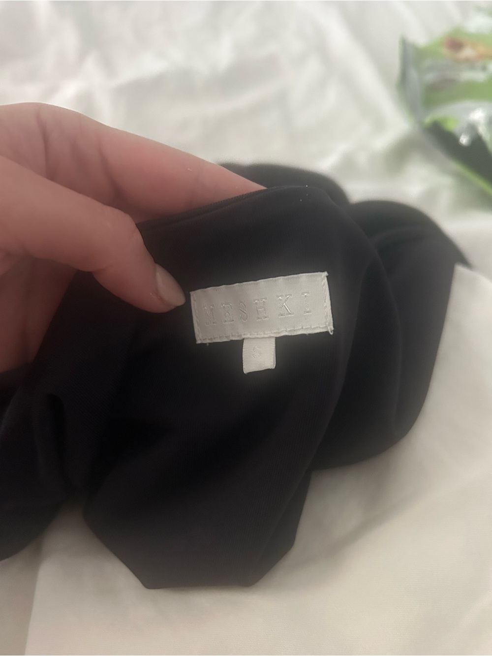 Meshki Black Square-Neck Maxi Dress - Picture 3 of 3